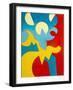 Blue-Yellow-Red, 2009-Jan Groneberg-Framed Giclee Print