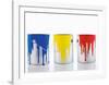 Blue, Yellow, Red-null-Framed Art Print