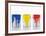 Blue, Yellow, Red-null-Framed Art Print