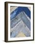 Blue Zag I-Erin Ashley-Framed Art Print