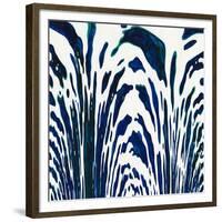 Blue Zebra-Margaret Juul-Framed Giclee Print