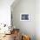 Blue Zebra-Cherie Roe Dirksen-Framed Giclee Print displayed on a wall