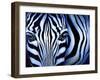 Blue Zebra-Cherie Roe Dirksen-Framed Giclee Print