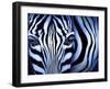 Blue Zebra-Cherie Roe Dirksen-Framed Giclee Print