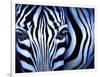 Blue Zebra-Cherie Roe Dirksen-Framed Giclee Print