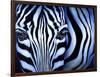 Blue Zebra-Cherie Roe Dirksen-Framed Giclee Print