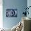 Blue Zebra-Cherie Roe Dirksen-Giclee Print displayed on a wall