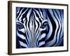 Blue Zebra-Cherie Roe Dirksen-Framed Giclee Print