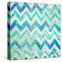 Blue Zig Zag-Patricia Pinto-Stretched Canvas