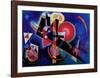 Blue-Wassily Kandinsky-Framed Art Print