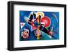 Blue-Wassily Kandinsky-Framed Premium Giclee Print