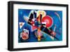 Blue-Wassily Kandinsky-Framed Premium Giclee Print