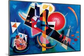 Blue-Wassily Kandinsky-Mounted Premium Giclee Print