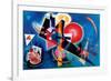 Blue-Wassily Kandinsky-Framed Premium Giclee Print