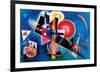 Blue-Wassily Kandinsky-Framed Premium Giclee Print