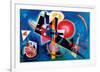 Blue-Wassily Kandinsky-Framed Premium Giclee Print