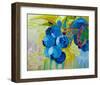 Blue-null-Framed Art Print