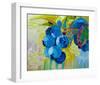 Blue-null-Framed Art Print