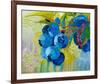 Blue-null-Framed Art Print