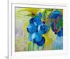 Blue-null-Framed Art Print