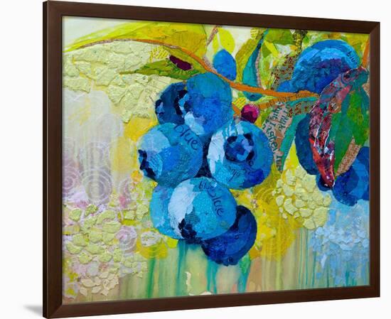 Blue-null-Framed Art Print