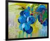 Blue-null-Framed Art Print