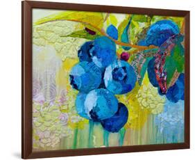 Blue-null-Framed Art Print