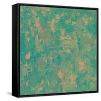 Blue-Maryse Pique-Framed Stretched Canvas