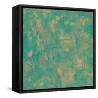 Blue-Maryse Pique-Framed Stretched Canvas