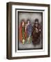 Bluebeard Alarms the Sisters-Jennie Harbour-Framed Art Print