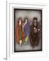 Bluebeard Alarms the Sisters-Jennie Harbour-Framed Art Print