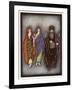 Bluebeard Alarms the Sisters-Jennie Harbour-Framed Art Print