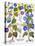 Bluebell And Morning Glory-Besler Basilius-Stretched Canvas