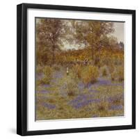 Bluebell Copse-Helen Allingham-Framed Premium Giclee Print