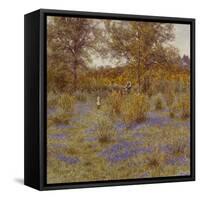 Bluebell Copse-Helen Allingham-Framed Stretched Canvas