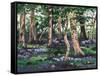 Bluebell Wood, 2009-Helen White-Framed Stretched Canvas