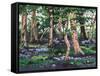 Bluebell Wood, 2009-Helen White-Framed Stretched Canvas