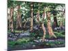 Bluebell Wood, 2009-Helen White-Mounted Giclee Print