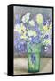 Bluebells and Yellow Flowers, 1994-Sophia Elliot-Framed Stretched Canvas