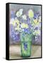 Bluebells and Yellow Flowers, 1994-Sophia Elliot-Framed Stretched Canvas