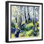 Bluebells and Yellow-Mary Smith-Framed Giclee Print