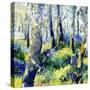 Bluebells and Yellow-Mary Smith-Stretched Canvas