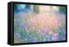 Bluebells Growing in Ancient Woodland-Inguna Plume-Framed Stretched Canvas