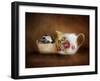 Blueberries and Cream-Jai Johnson-Framed Giclee Print