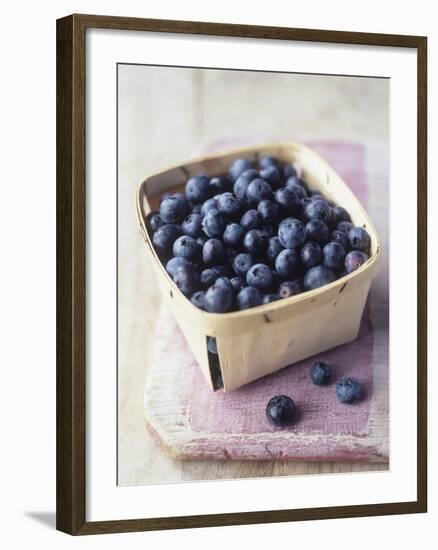 Blueberries in a Punnet-Philip Webb-Framed Photographic Print