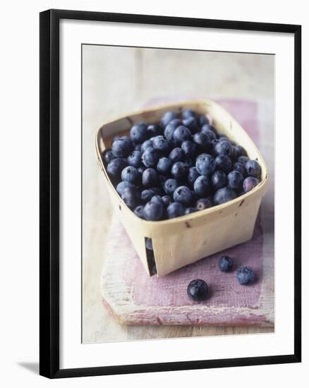 Blueberries in a Punnet-Philip Webb-Framed Photographic Print