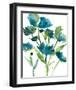 Blueberry Blooms I-Rebecca Meyers-Framed Art Print