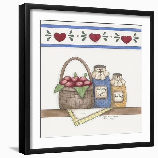 Blueberry Jam-Debbie McMaster-Framed Giclee Print