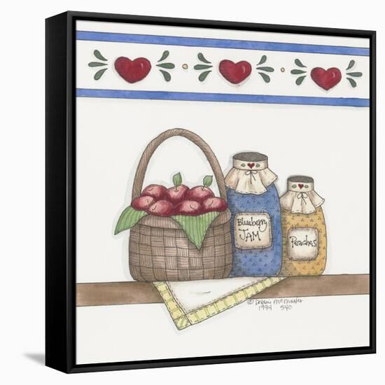 Blueberry Jam-Debbie McMaster-Framed Stretched Canvas