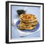 Blueberry Pancakes with Maple Syrup-Tara Fisher-Framed Photographic Print